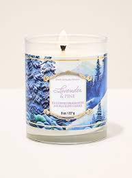 Vela 1 Pavio Lavender Pine Bath and Body Works