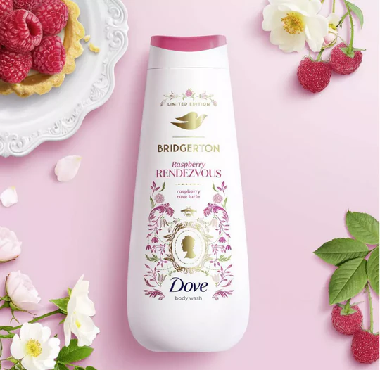 Dove Beauty Bridgerton Body Wash - Raspberry Rendezvous - 590ML