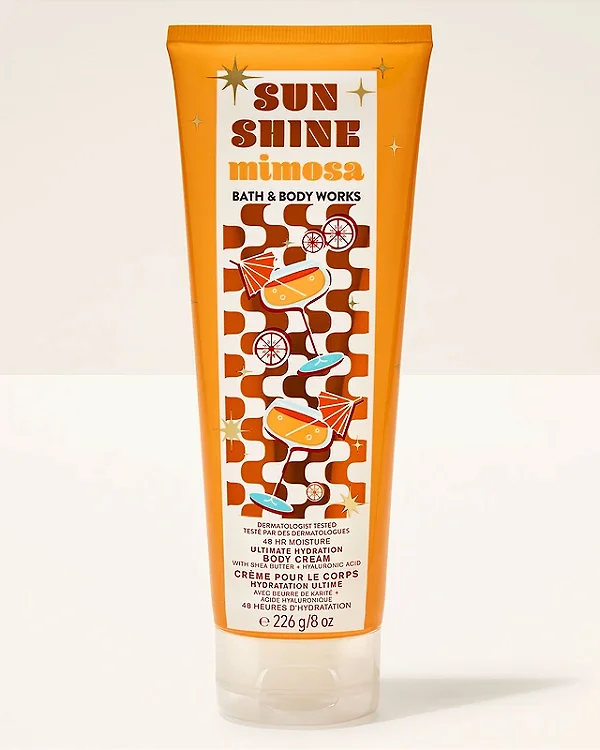 Sunshine Mimosa Ultimate Hydration Body Cream Bath and Body Works