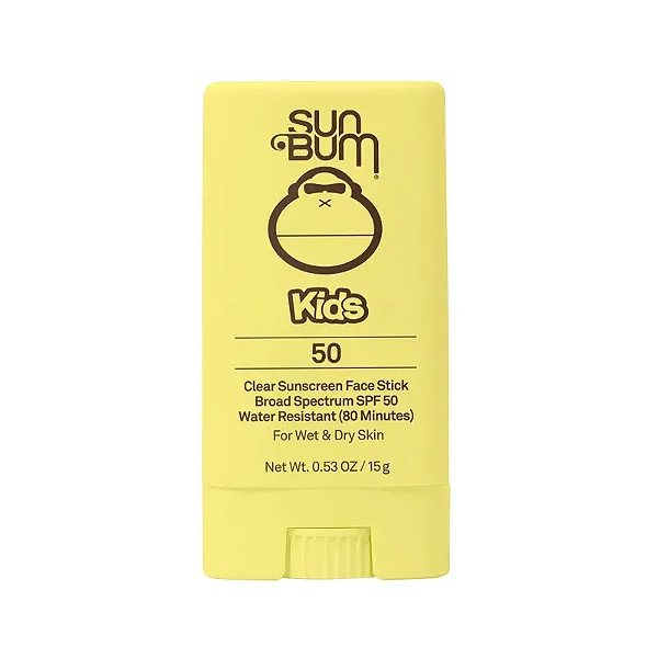 Protetor solar Face Stick Sun Bum Kids SPF 50 Clear 15g