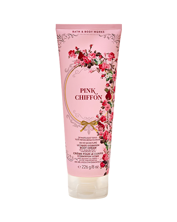 Pink Chiffon Ultimate Hydration Body Cream 226g - Bath and Body Works