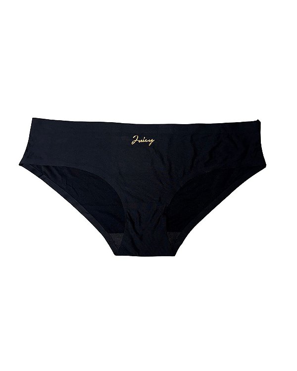 Calcinha Juicy Couture sem costura Cor Preta - Tam: M
