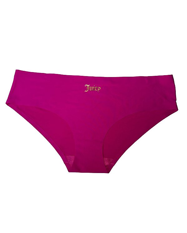 K Calcinha Juicy Couture Sem costura Cor Rosa Pink - Tam: G