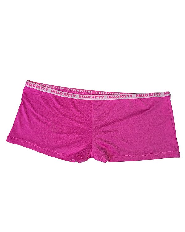 Calcinha Tipo Shorts Hello Kitty Rosa - Tam: G