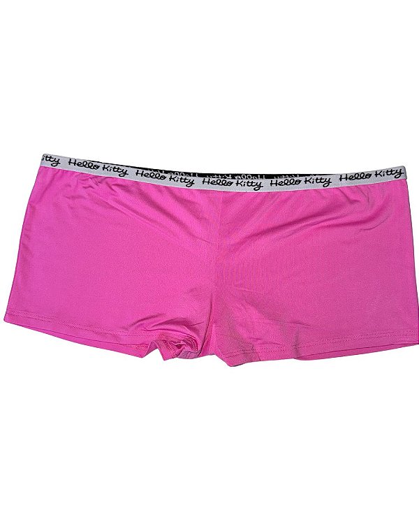 Calcinha Tipo Shorts Hello Kitty Rosa - Tam: GG
