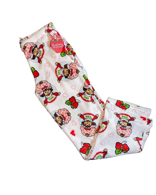 Calça de Dormir Peluciada Moranguinho