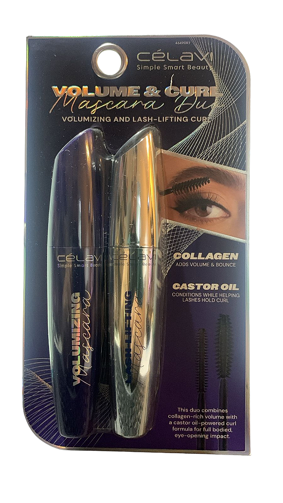 Célavi Volume & Curl - Máscara Duo - Volumizing and Lash-Lifting curl