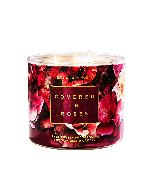 Covered In Roses 3-Wick Candle - Bath and Body Works