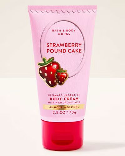 Strawberry Pound Cake Travel Size- body lotion - Bath and Body Works