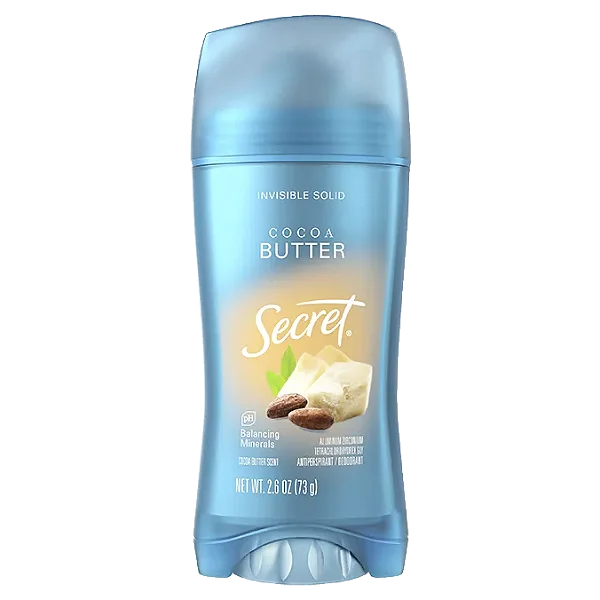 Desodorante Secret Cocoa Butter - Sólido Invisível Fresco