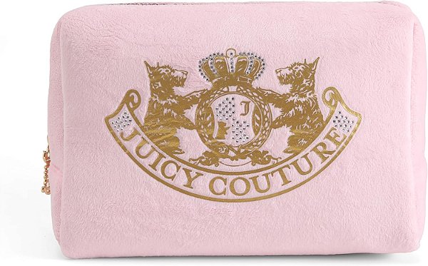 Necessaire Juicy Couture Rosa Claro - Detalhes em dourado