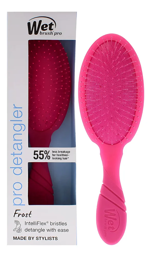 Escova De Cabelo Wet Brush Pro Detangler Frost Pink