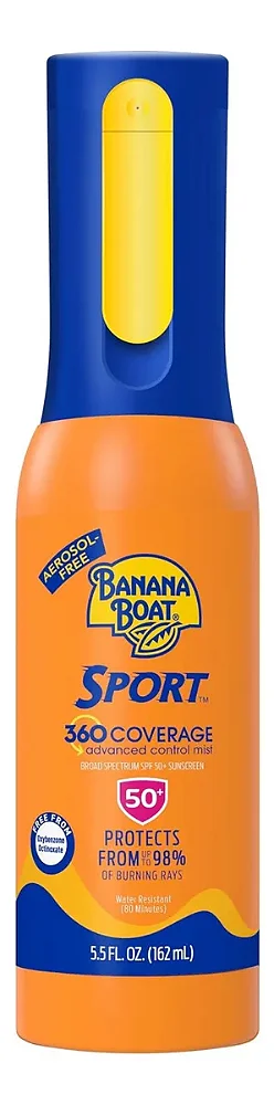 Sunscreen Spray Banana Boat Sport 360 Coverage Spf 50 160ml