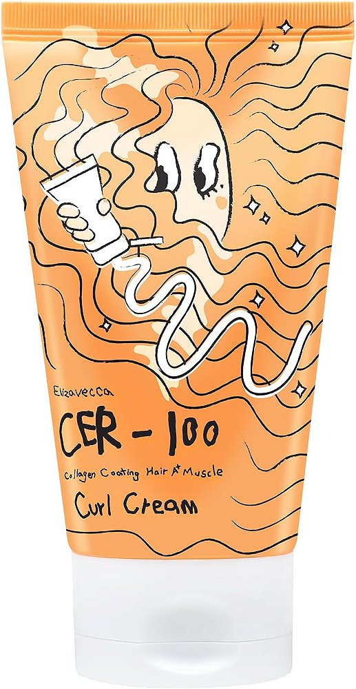 Elizavecca Cer-100 Revestimento De Colágeno Hair A+ Muscle Curl Cream 120 Ml