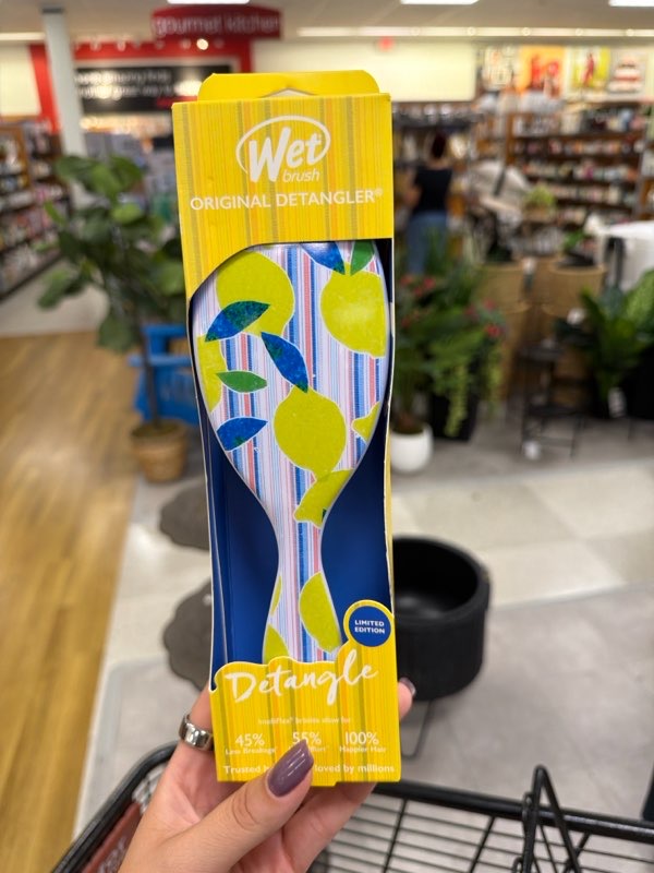 Escova de Cabelo Desembaraçador Original Tutti Frutti - Limão Siciliano