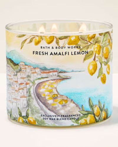Vela 3 Pavios Fresh Amalfi Lemon - Bath and Body Works