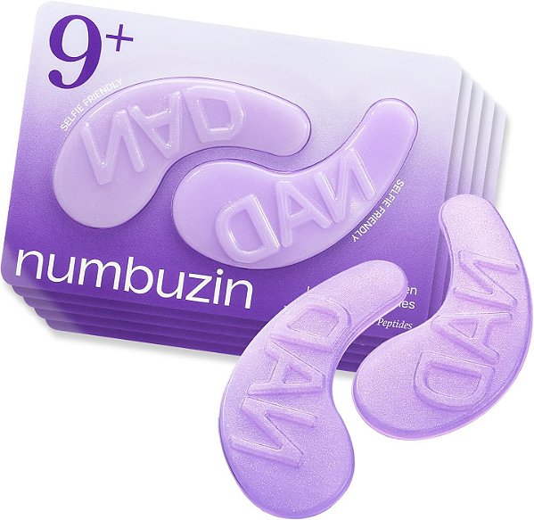 Numbuzin No.9 Patches para os olhos | NAD + colagens sob os olhos - 5 Pares