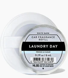 Refil de Frgrância para Carro Laundry Day - Bath and Body Works