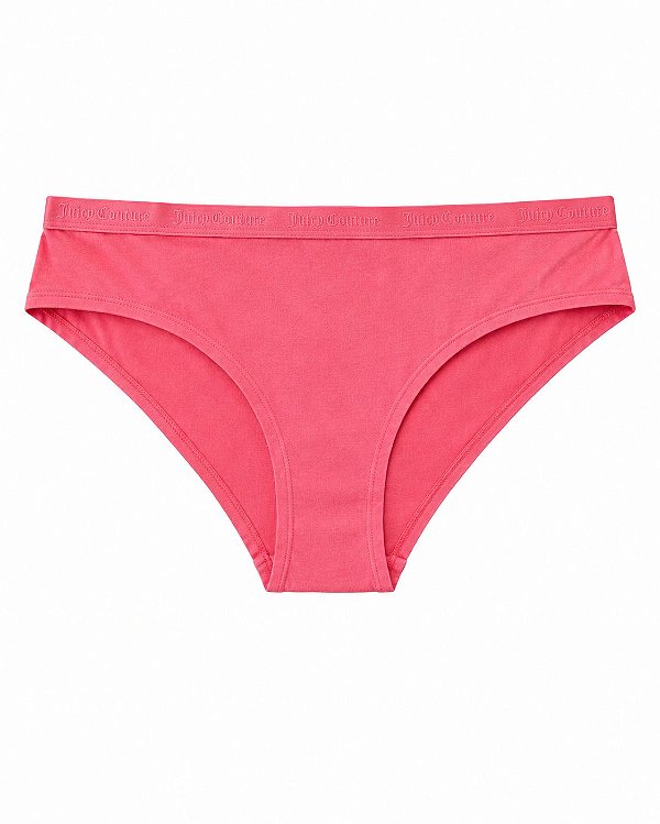 Calcinha Juicy Couture Com Costura Algodão Goiaba - Tam:G