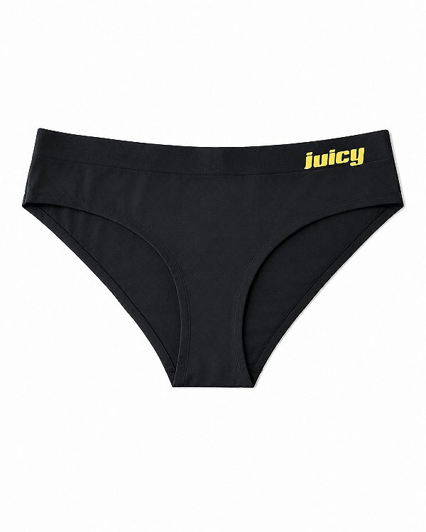 Calcinha Juicy Couture Sem costura Preta - Tam:GG