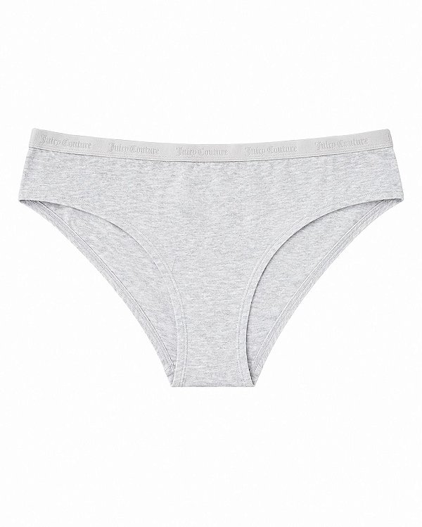 Calcinha Juicy Couture Com Costura Algodão Cinza - Tam:GG