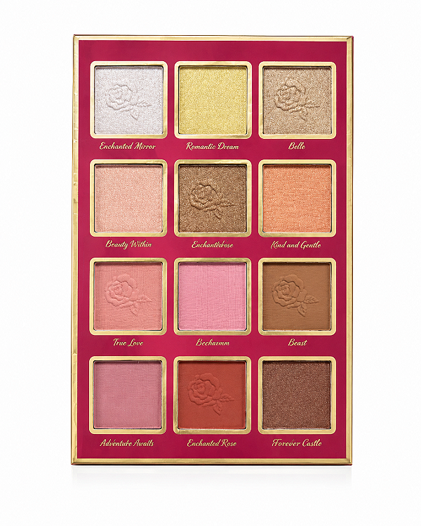 Paleta de Sombras Disney Princesa Bela – 12 Cores