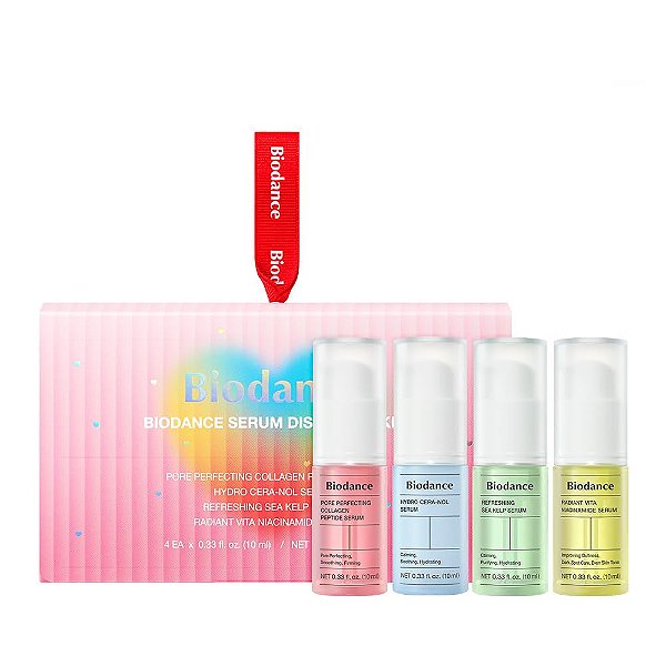 Kit de Descoberta de Séruns BIODANCE: Conjunto com 4 Mini Séruns - 10ML cada