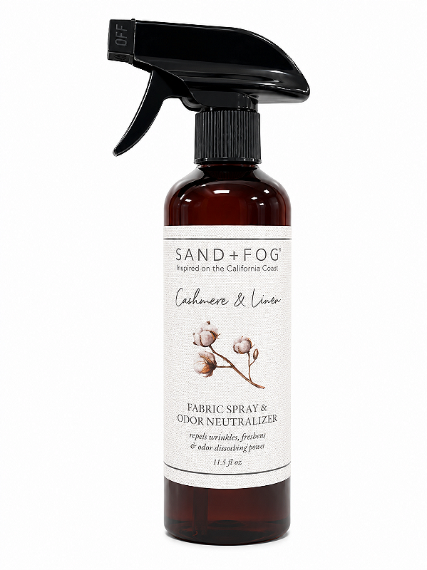 Sand + Fog Cashmere & Linen – Spray para Tecidos & Neutralizador de Odores 340ml