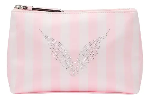 Necessaire Listrada Rosa Asas De Strass Victoria's Secret