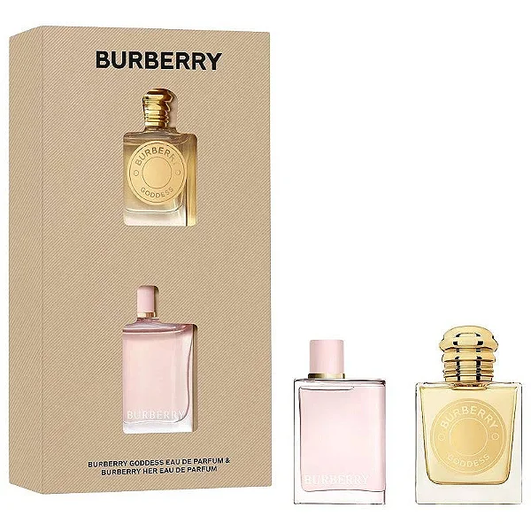Kit Mini Perfumes Burberry Her + Burberry Goddess