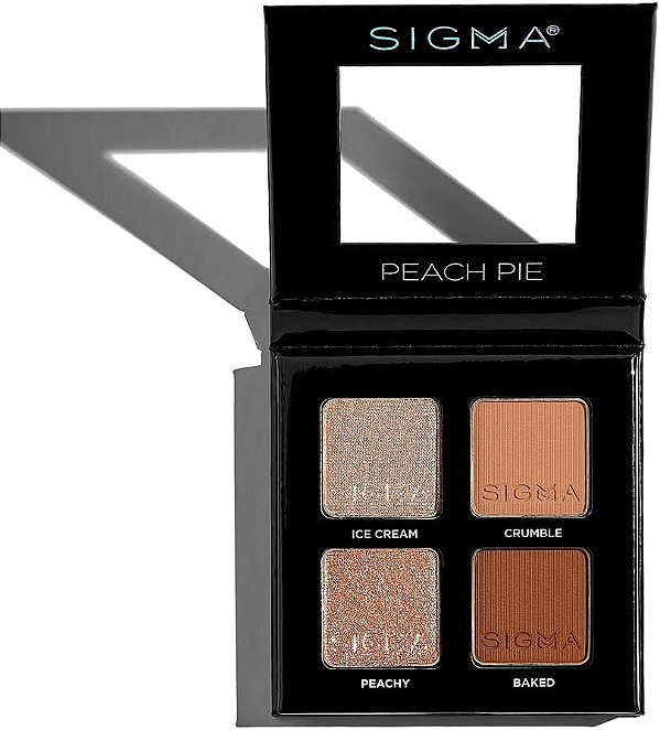 Sigma Beauty Peach Pie Eyeshadow Quad – Paleta de Sombras 4 Cores (4g)