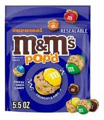 M&M’s Pop’d Caramel – Chocolate Candies Crunchy & Airy