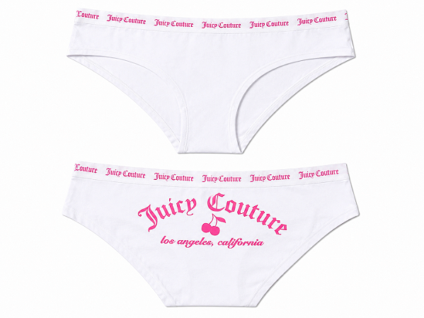 Calcinha Algodão com Costura Juicy Branca - Tam:G