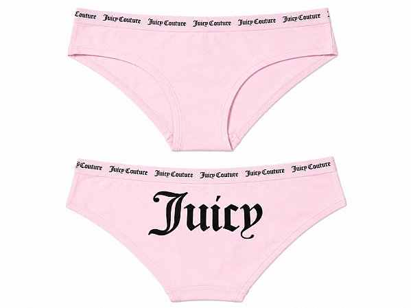 Calcinha Algodão com Costura Juicy Rosa Claro - Tam:G