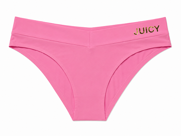 Calcinha Sem Costura Juicy Couture Rosa - Tam:G