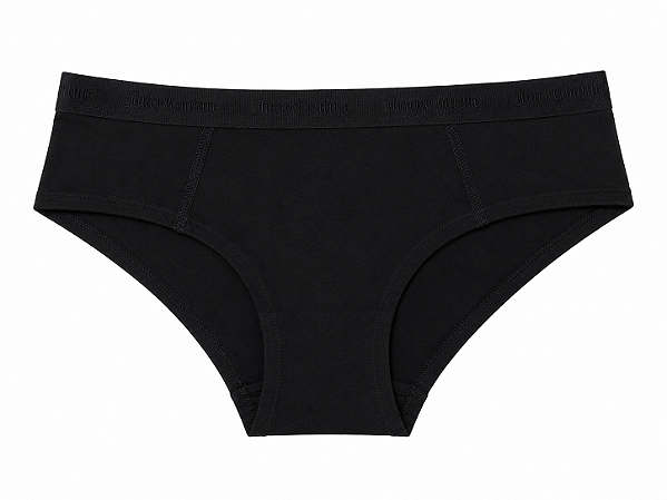 Calcinha Algodão com Costura Juicy Couture Preta - Tam:G