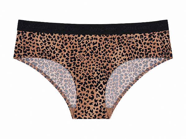 Calcinha Sem Costura Juicy Couture Animal Print - Tam:G