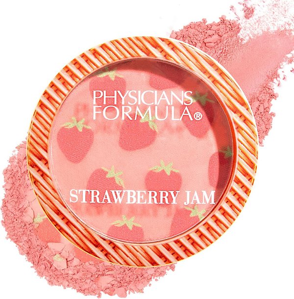 Blush Physicians Formula Murumuru Strawberry Jam acabamento cintilante.