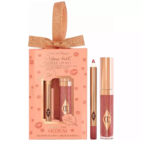 Charlotte Tilbury Duo de Mini Gloss Labial Pillow Talk MEDIUM