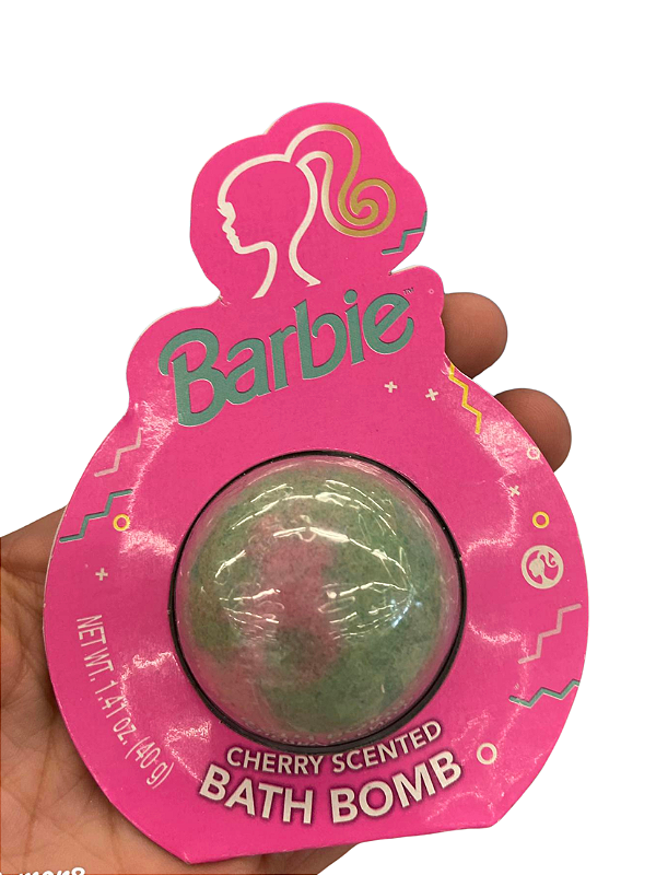 Bombas de banho da Barbie