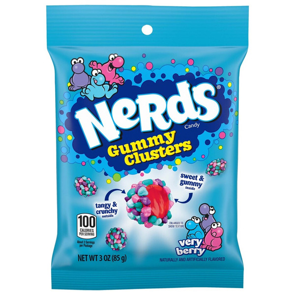 NERDS Very Berry Gummy Clusters - 85g