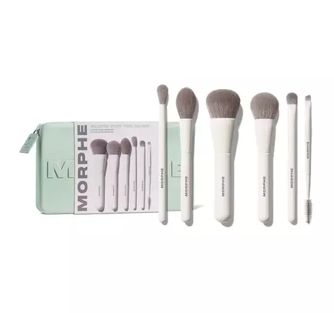 Morphe - Kit de Pincéis de Viagem 'Along for the Glide' com 6 peças