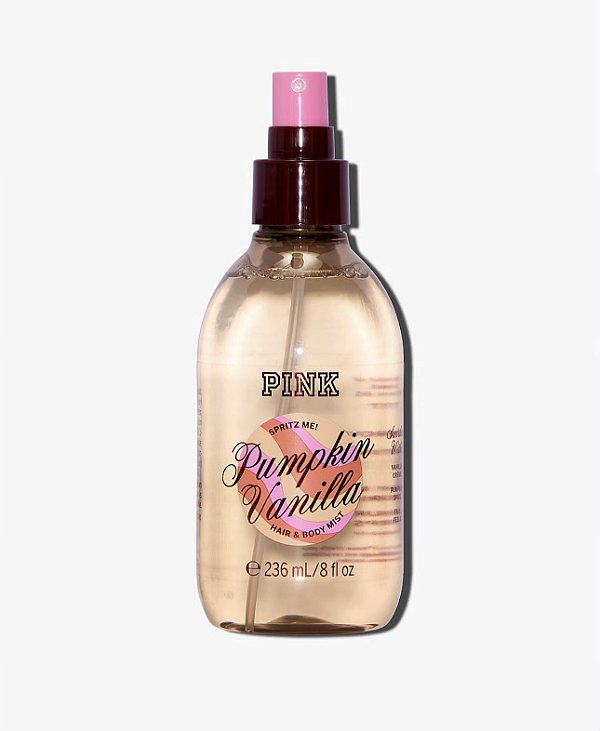 Pumpkin Vanilla Hair and Body Mist PINK - Victória's Secret