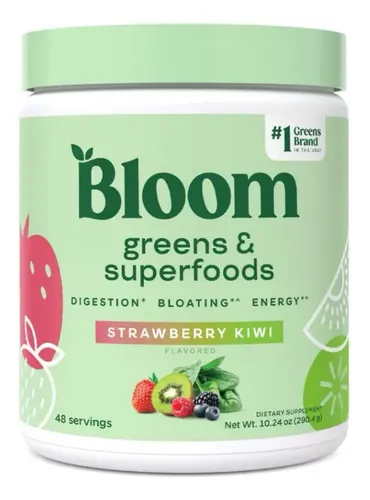 Bloom Super Greens & Foods Morango Kiwi 302g