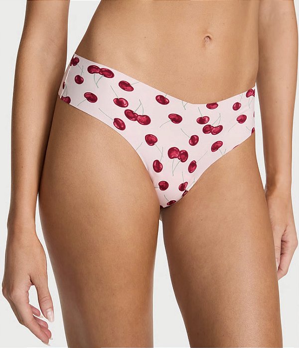 Calcinha Cherry fio-dental de tiras invisível Victória's Secret - Tam:P: