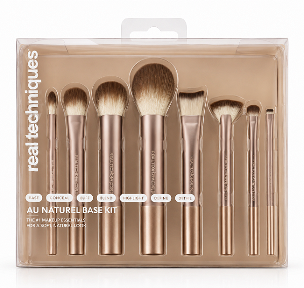 Kit de Pincéis Real Techniques Au Naturale – 9 Peças
