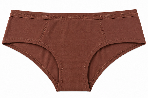 Calcinha Algodão com Costura Juicy Couture Marrom - Tam:G