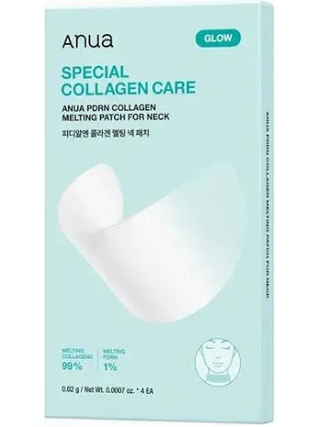 Anua PDRN Collagen Melting Patch For Neck – Patch de Colágeno para Pescoço 4 Unidades