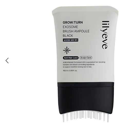 Ampola Capilar lilyeve Grow:Turn Exosome Brush Ampoule Black para Couro Cabeludo 100ml