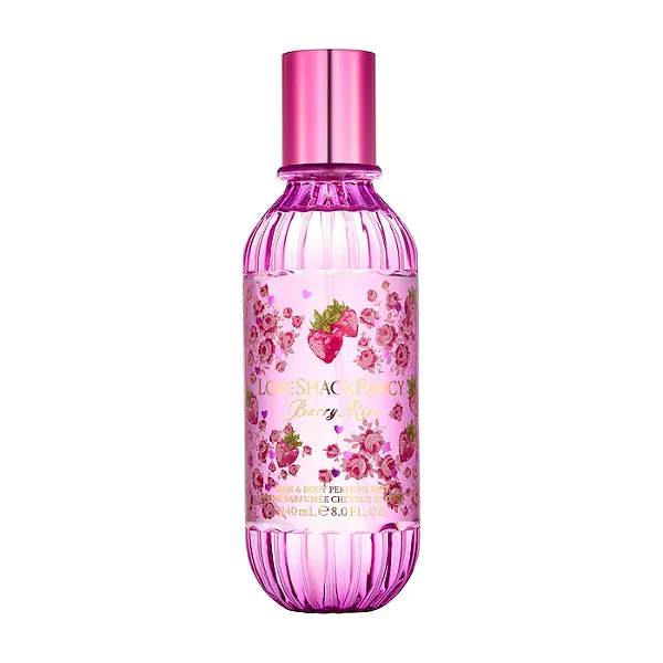 LoveShackFancy Berry Kiss Hair & Body Perfume Mist with Marshmallow - 240ML